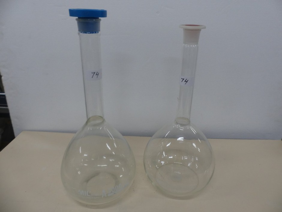 <p>Volumetric Flasks 5 Litre Grade A with Stoppers</p>