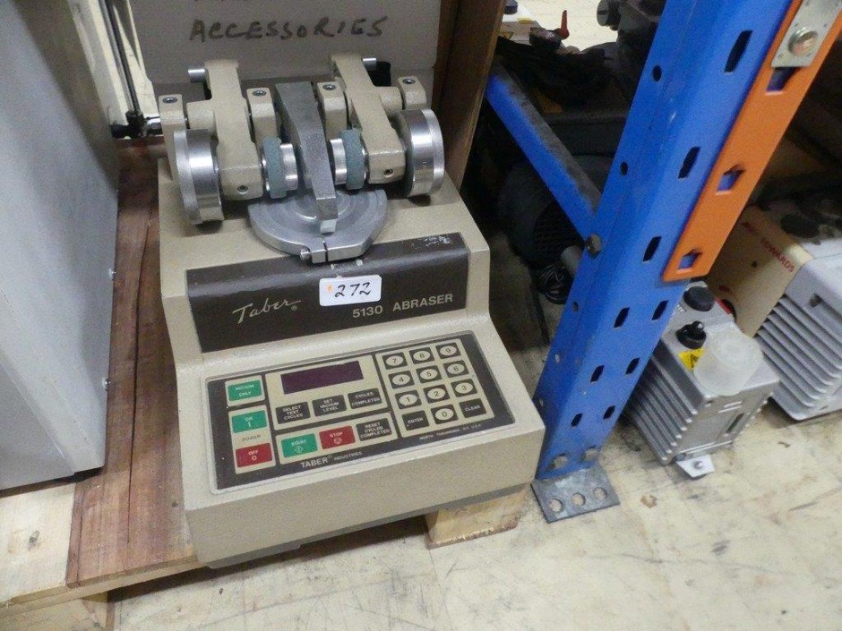 <p>Rotary Wheel Platform Abrasion tester with Control Panel</p>