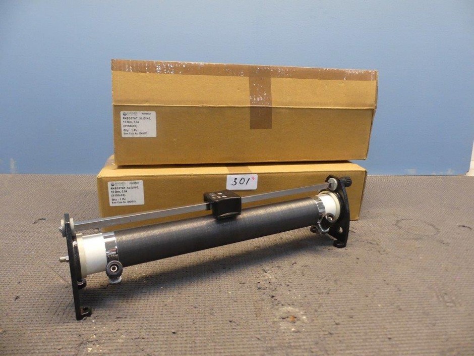 <p>Sliding Rheostats 15 Ohm, 5A</p>