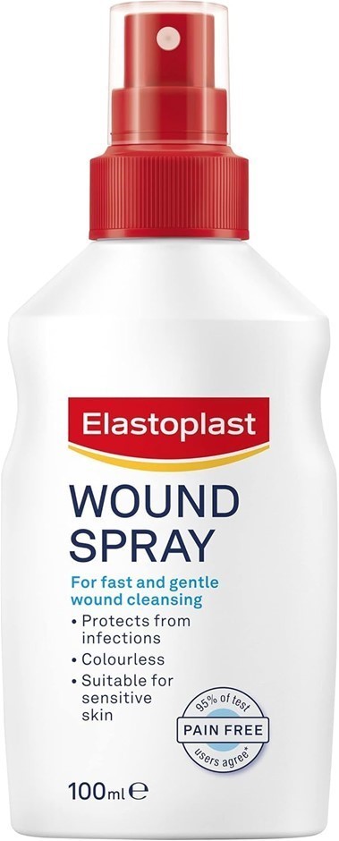 5 x ELASTOPLAST 100ml Antiseptic Wound Healing Wound Spray | For Sensitive
