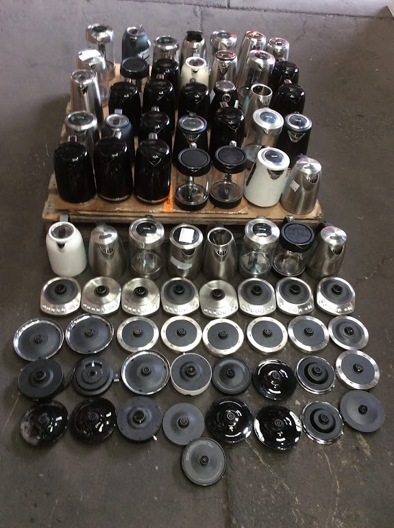 Mixed Brand and Model Electric Kettles and Base Spare Parts