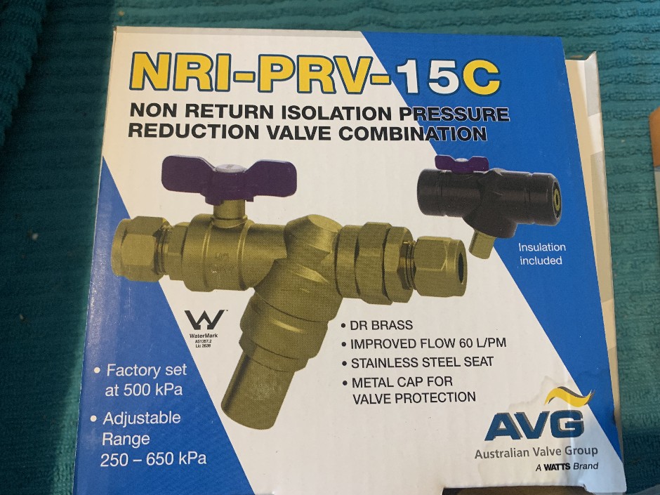 1 x AVG Tempering Valve Assembly (Unused)