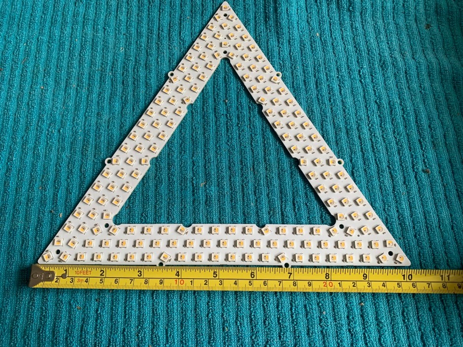 1 x Packet of LED Triangles (Unused)