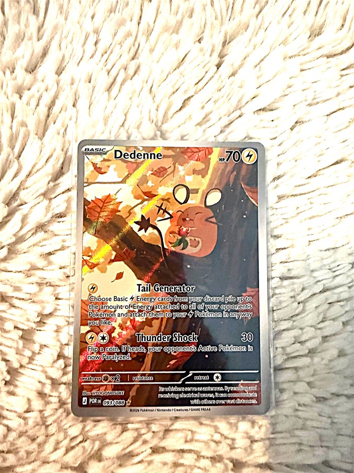 English Dedenne 093/088 Illustration Rare