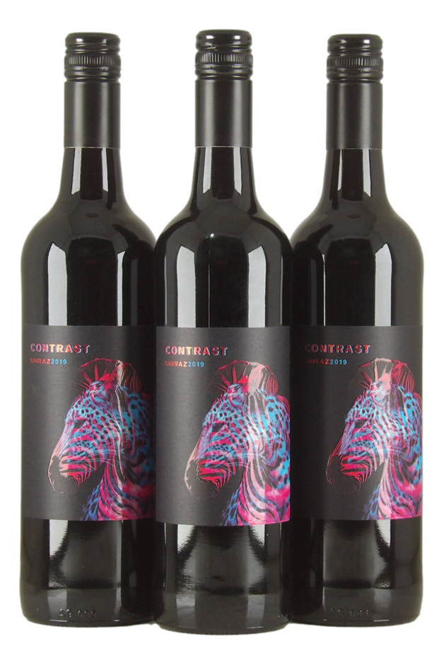 Contrast Shiraz 2019 (3x 750mL), Victoria.