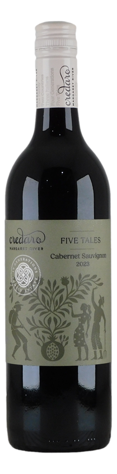 Credaro Five Tales Cabernet Sauvignon 2023 (6x 750mL), Margaret River.