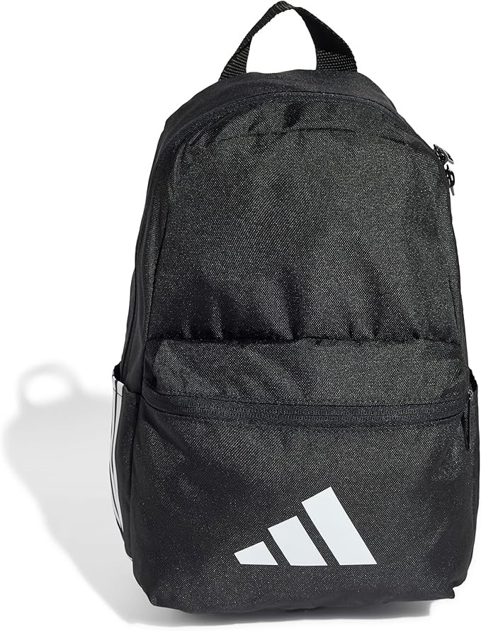 2 X adidas Performance Logo Kids' Backpack, Black, One Size (11 x 25 x 34 c