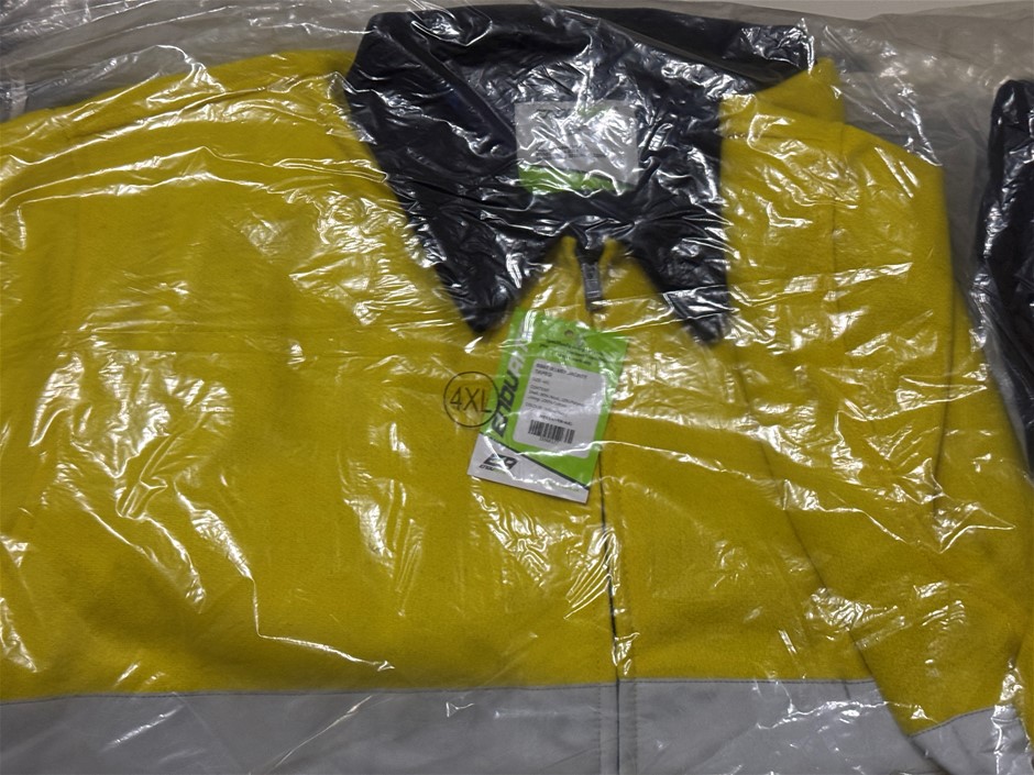 ENDURITE 034T BLUEY JACKET TAPED 90% WOOL 10% POLYESTER YELLOW /NAVY SIZE 4
