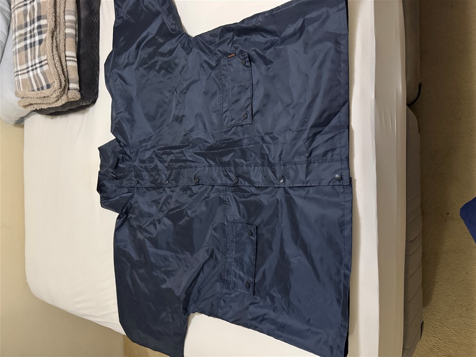 PORTWEST RAINCOAT NAVY SIZE 2XL