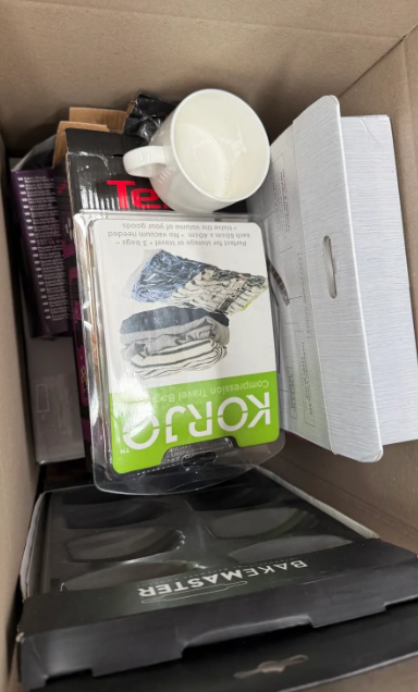 Assorted Box of Kitchenware Items. NB: Items may not be in original packagi
