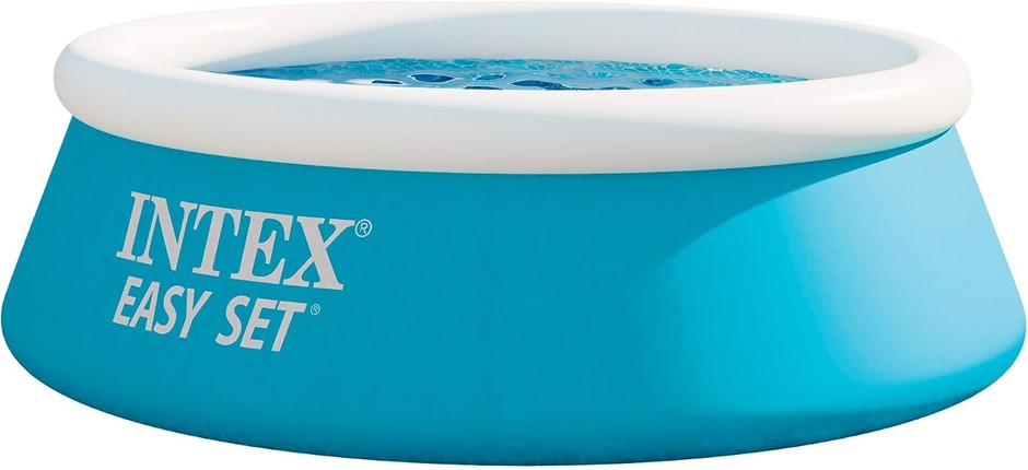 INTEX 6ft x 20in Easy Set Swimming Pool #28101. NB: Unknown condition.