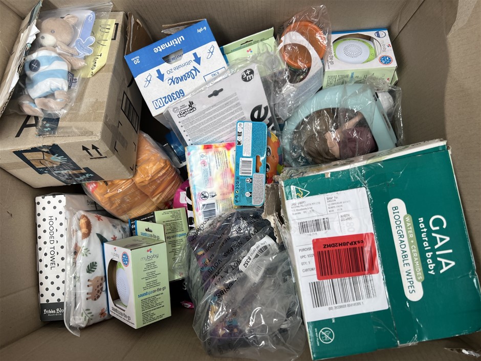 20 x Assorted Baby Products; Incl. Soothing Timer, Baby Wipes, Toys & More.