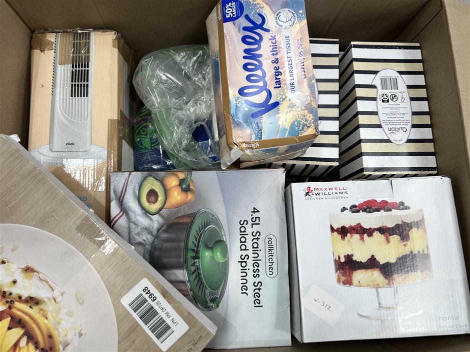 9 x Assorted Home/Kitchenware Products. NB: Photo as is. Some Not in Origin