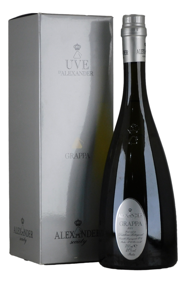 Bottega Alexander Aqva di Vita Grappa 2001 (1x 700mL), Italy.