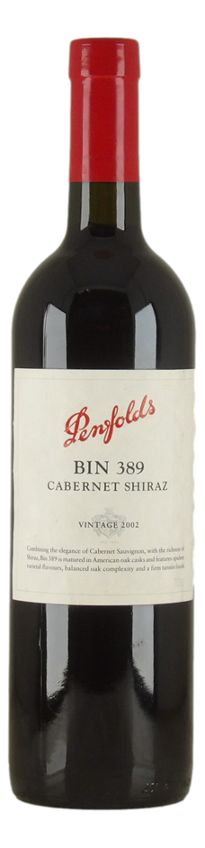 Penfolds Bin 389 Cabernet Shiraz 2002 (1x 750mL) SA.