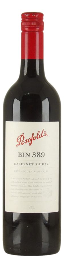 Penfolds Bin 389 Cabernet Shiraz 2005 (1x 750mL) SA.