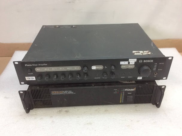 Bosch PLE-2MA240-EU Plena Mixer Amplifier&Redback A 4070 125W Power