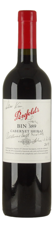Penfolds Bin 389 Cabernet Shiraz 2001 (1x 750mL), SA.