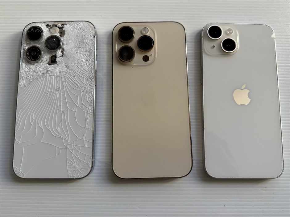 Apple iPhone 14 Pro 256Gb / 14 128Gb - For Parts (Lot of 3)