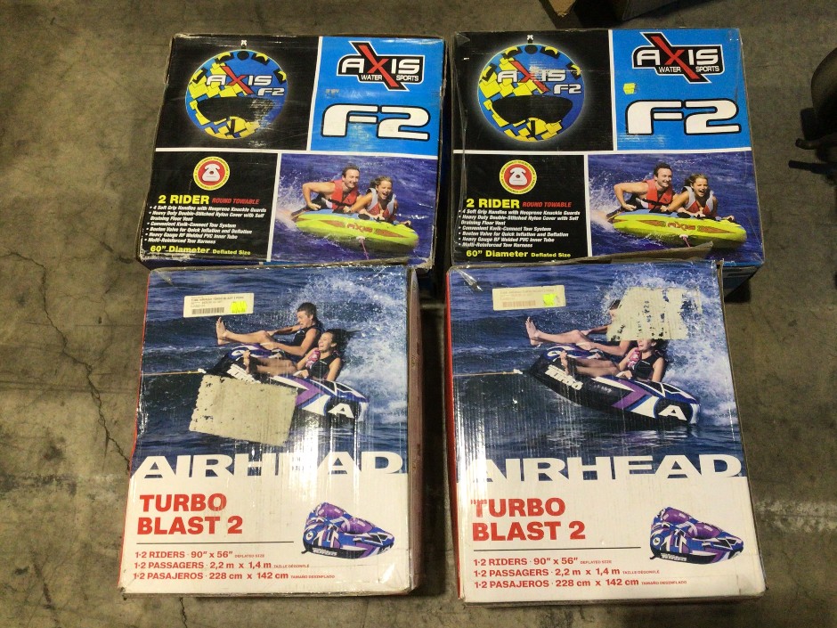 Airhead Turbo Blast 2, Axis F2, Inlatable Towable Tubes, Unused