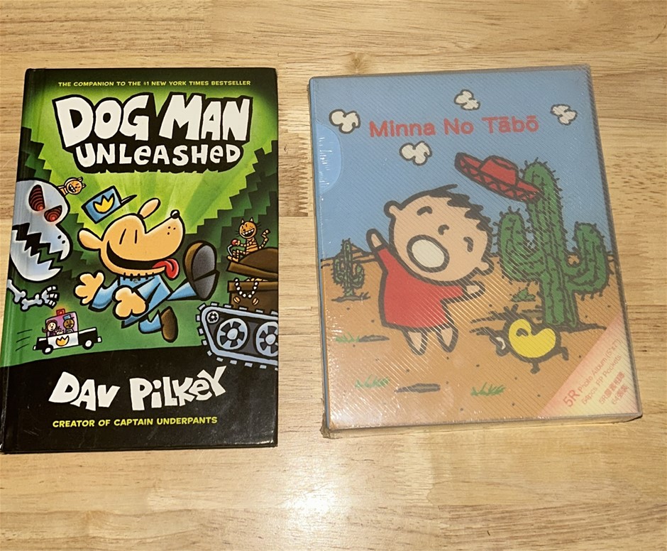 1x Dog Man Unleashed Book, 1x Minne No Tabo