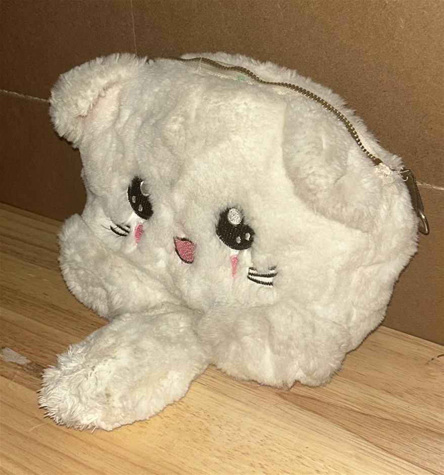 Kawaii Cat Plush Crossbody Bag