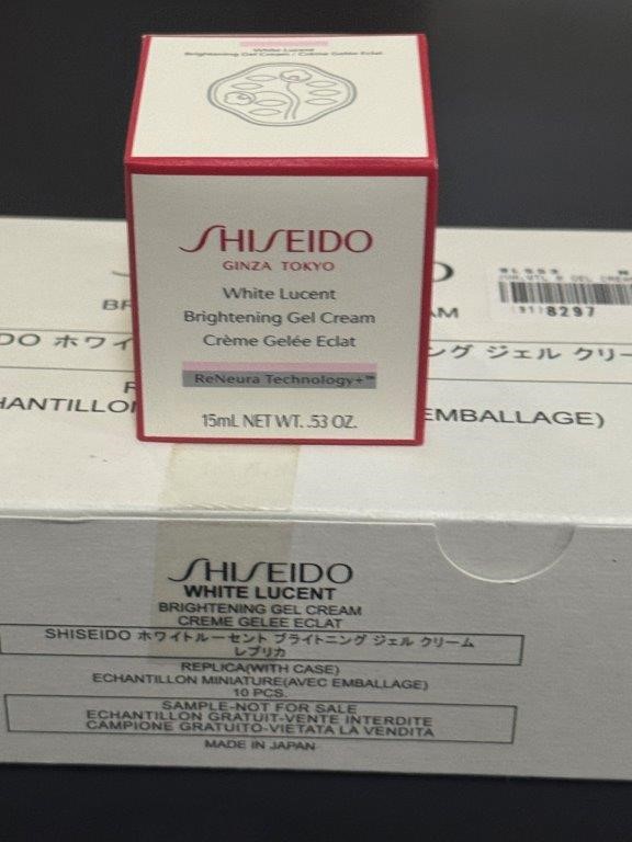 Shiseido White Lucent Brightening Gel Cream 10 15ml jars