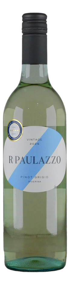 R Paulazzo Pinot Grigio 2025 (6x 750mL), Riverina.