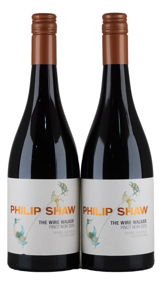 Philip Shaw The Wire Walker Pinot Noir 24/25 (6x 750mL), Orange