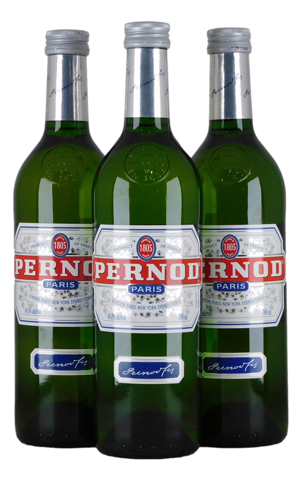 Pernod Anise Spirit (3x 700mL), Paris