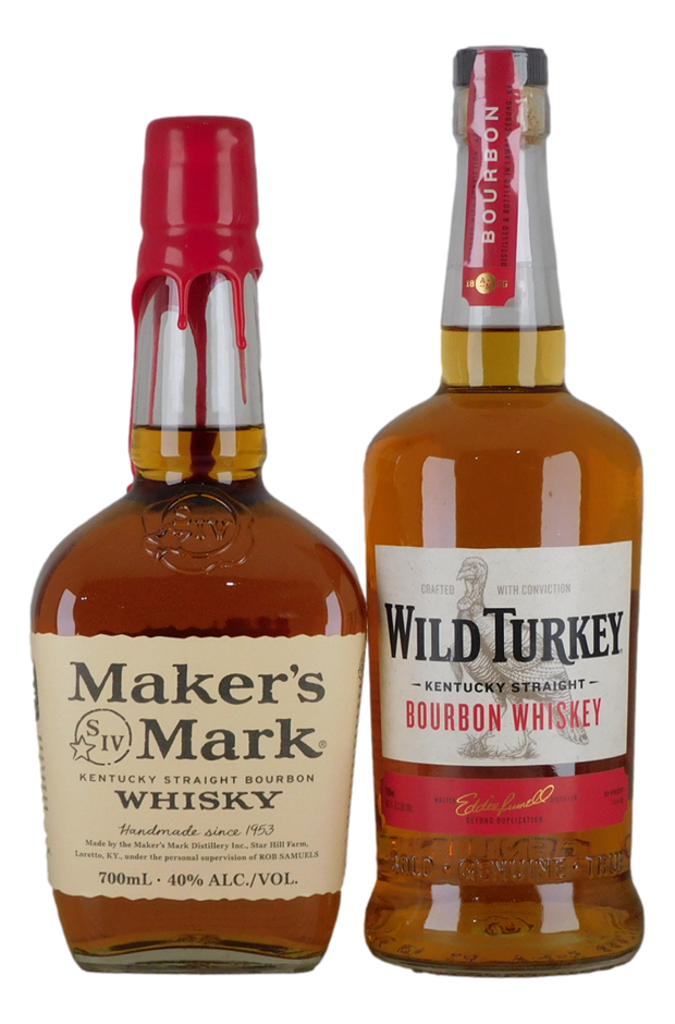 Mixed Kentucky Bourbon Pack (2x 700mL), USA