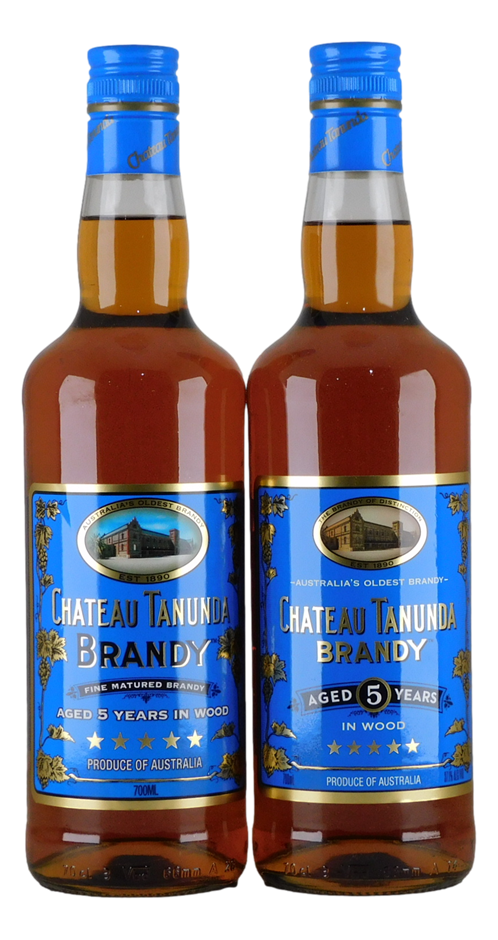 Chateau Tanunda Brandy Aged 5yrs (2x 700mL), Aus.