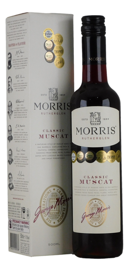 Morris of Rutherglen Classic Muscat NV (4x 500mL), VIC