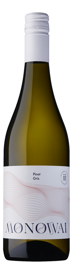 Monowai Pinot Gris 2025 (12x 750mL) Hawkes Bay