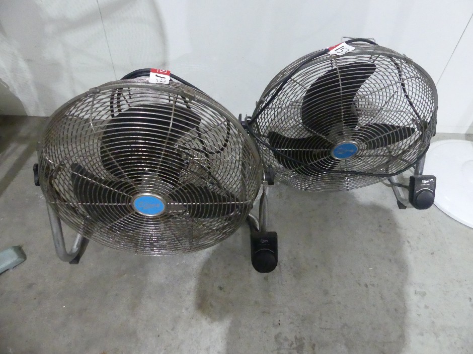 Ebony Floor Fans (Qty2)
