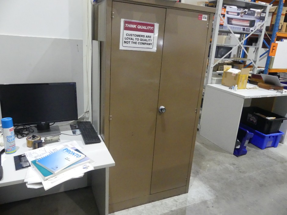 <p>2 Door Metal Cabinet</p>