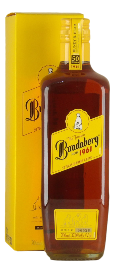 Bundaberg Rum 1961 Yellow Box 2011 (1x 700mL)