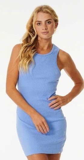 RIP CURL Women's Tropicana Mini Dress, Size S, Purple Blue, 03KWDR.
