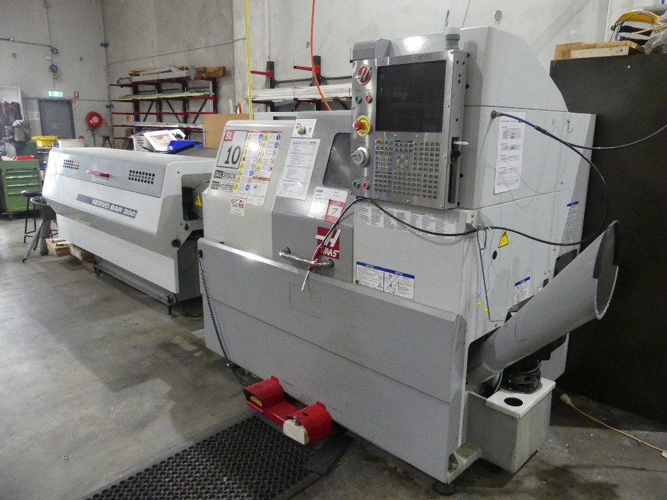 2010 HAAS SL-10 CNC Automatic Lathe with Bar Feeder