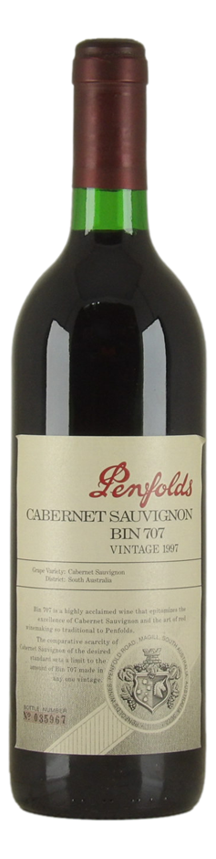 Penfolds Bin 707 Cabernet Sauvignon 1997 (1x 750mL) SA