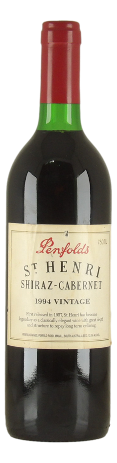 Penfolds St Henri Shiraz Cabernet 1994 (1x 750mL) SA