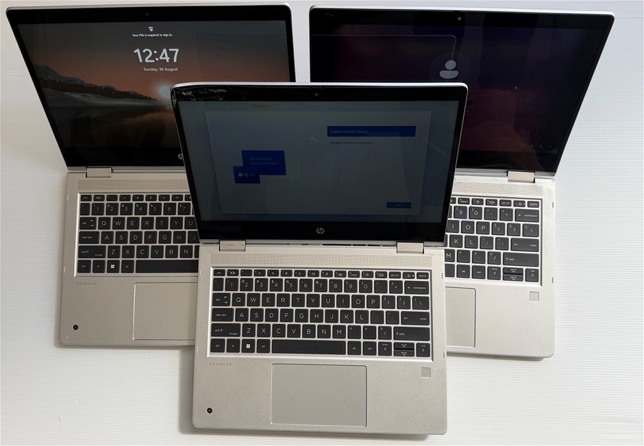HP Pro x360 435 G10 Laptops - For Parts (Lot of 3)