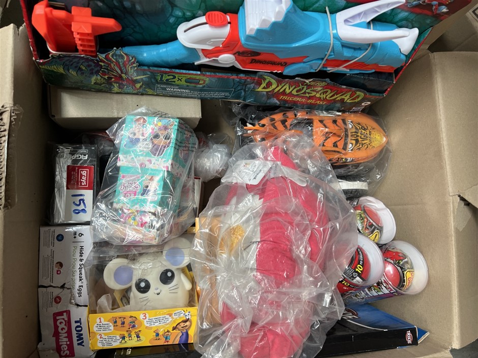 12 x Assorted Toy Products. NB: Photo as is. Some Not in Original Packaging