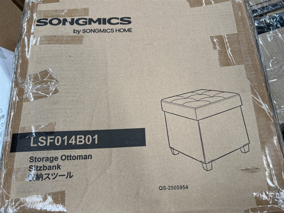 SONGMICS HOME Storage Ottoman Sitzbank.