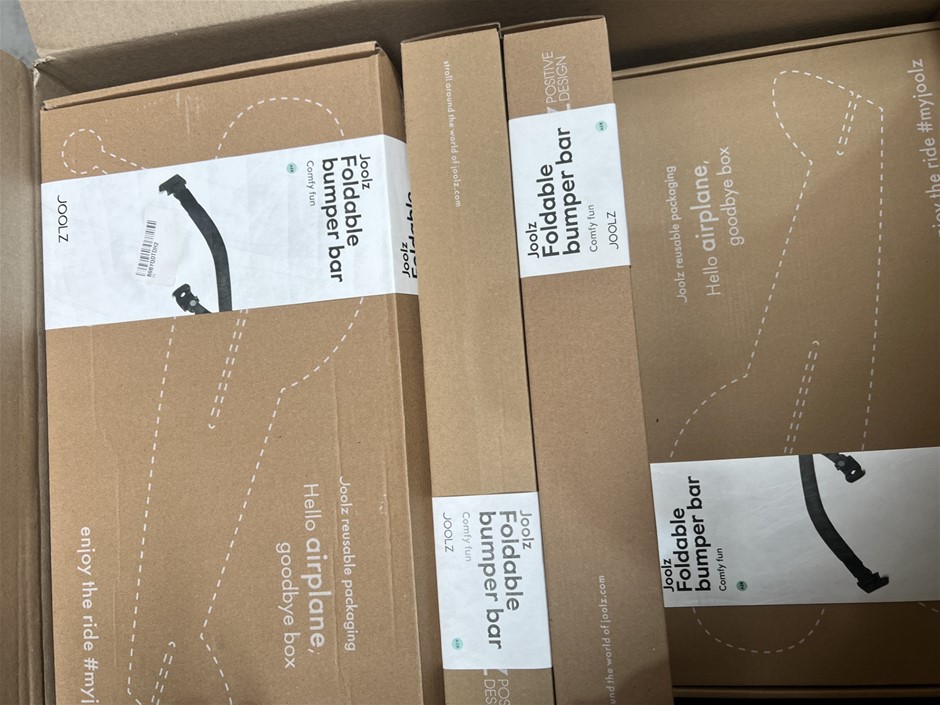 8 x Assorted baby Bumper Bars. NB: Photo as is. Some Not in Original Packag