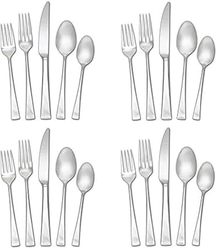MIKASA Lucia 20-Piece Stainless Steel Flatware Set, Service for 4 You mu