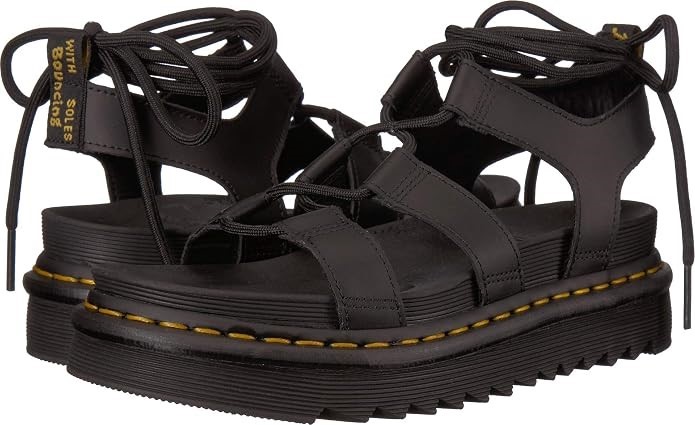 Dr. Martens Nartilla Women's Gladiator Sandals Black UK9
