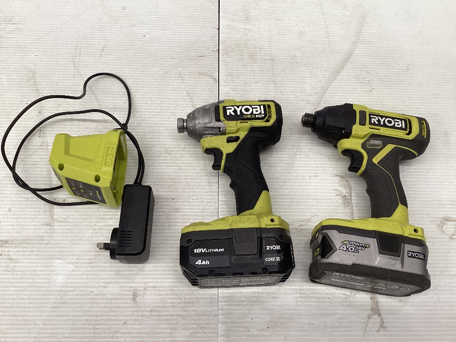<p>2xRyobiOne+ Impact Drivers And Charger</p>