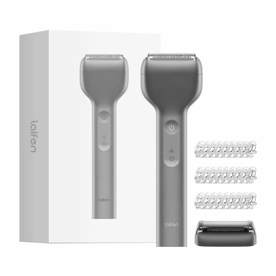 LAIFEN T1 Pro 1-Blade Electric Shaver, Space Grey. N.B: Damaged packaging.