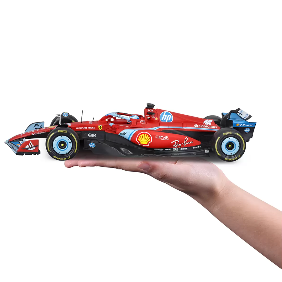 MAISTO 1:18 Scale Formula 1 Diecast Cars Ferrari SF-24, 2024 Miami Charles
